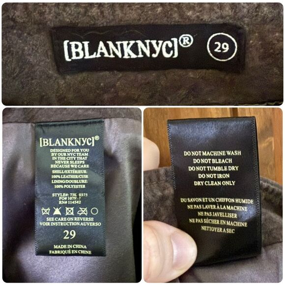 BLANKNYC Zip Suede Mini Skirt in Shadow Grey - Picture 6 of 7